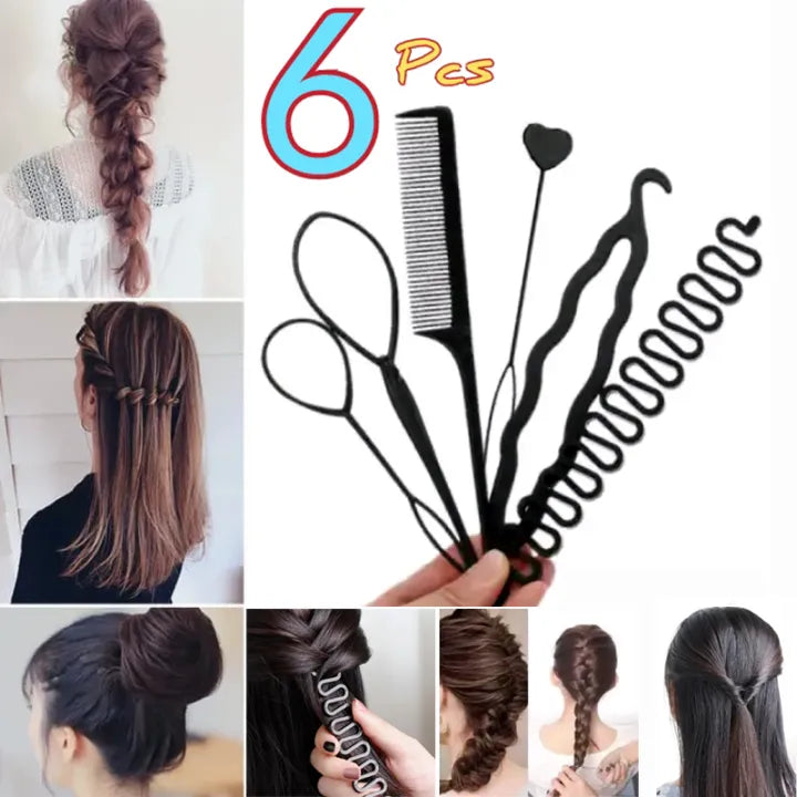 6PCs Braids Styling Tools Set