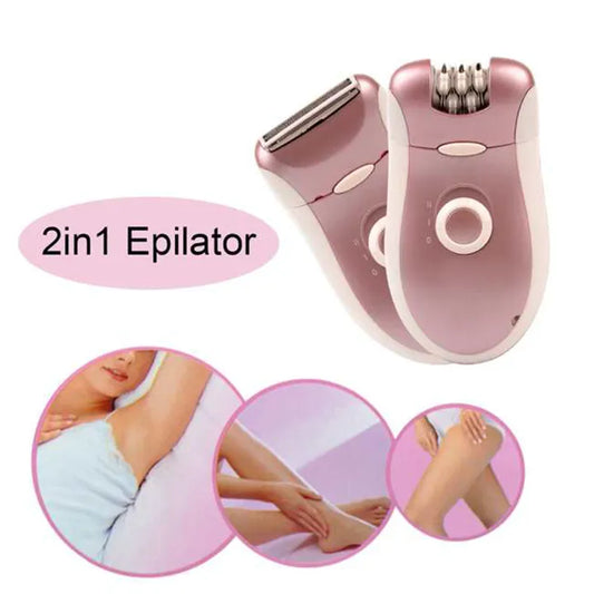 Original 2068 ( 2 in 1 ) Multifunctional Women Epilator & Shaver